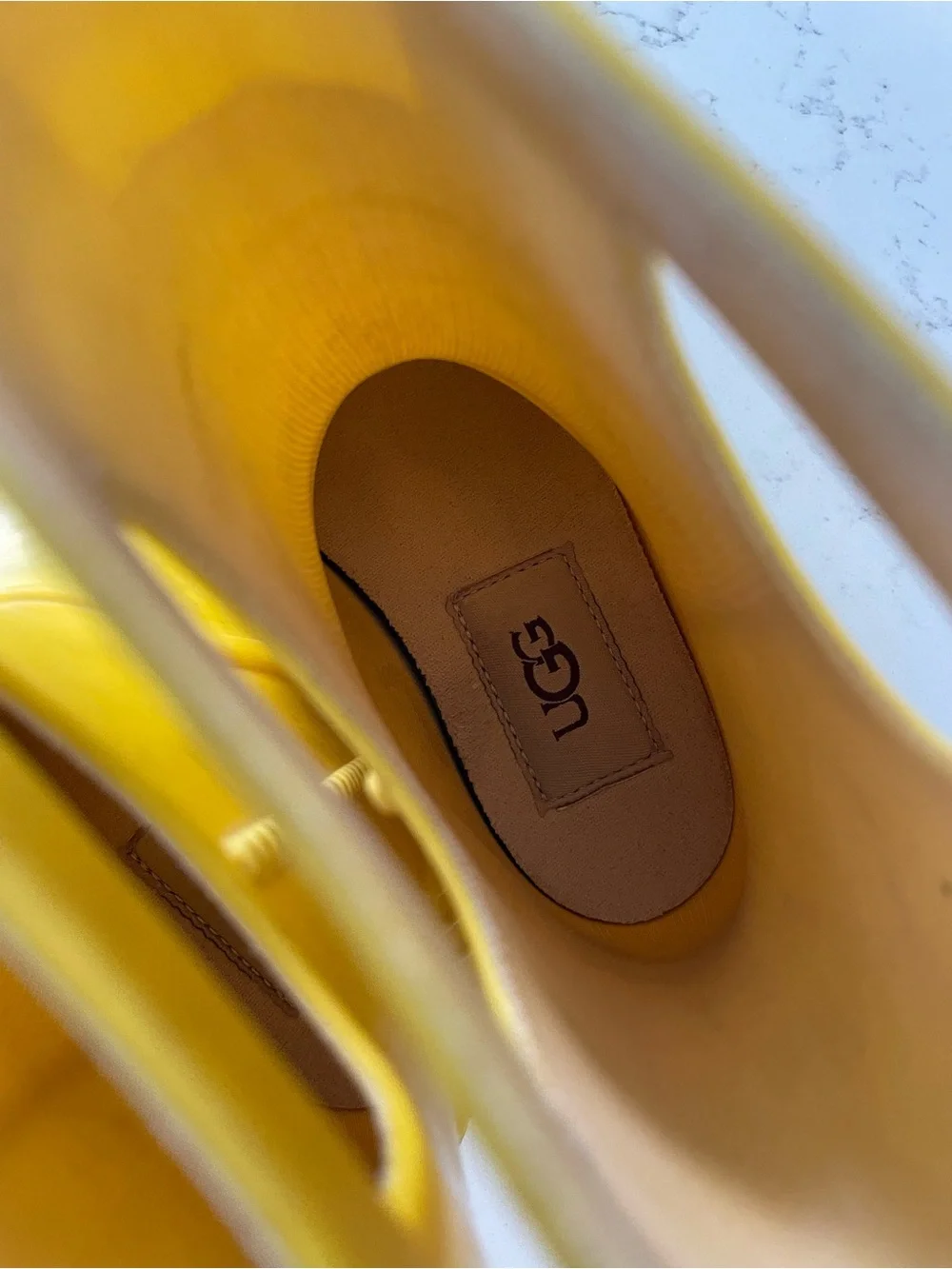 UGG bright yellow